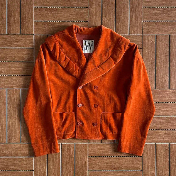 [BUNJANG] Work Shop by Yohji Yamamoto Double Corduroy Jacket / Work Shop by 요지 야마모토 더블 코듀로이 자켓