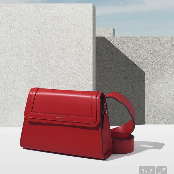 [BUNJANG] Lemaire Croissant Mini Bag Red / 르마스크 콜미백 레드 정가 160,000