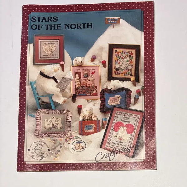 [BUNJANG] Polar Bear Cross-Stitch Pattern Book / 북극곰 백곰 십자수도안 책