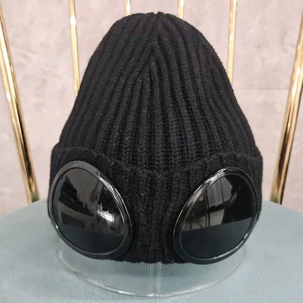 [BUNJANG] CP Company Goggle Beanie Black / CP컴퍼니 고글 비니 블랙