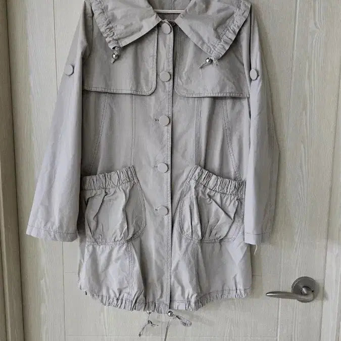 [BUNJANG] Beige Collar Jacket (Free Size) / 베이지 카라 자켓 FREE 가슴90 정가5만