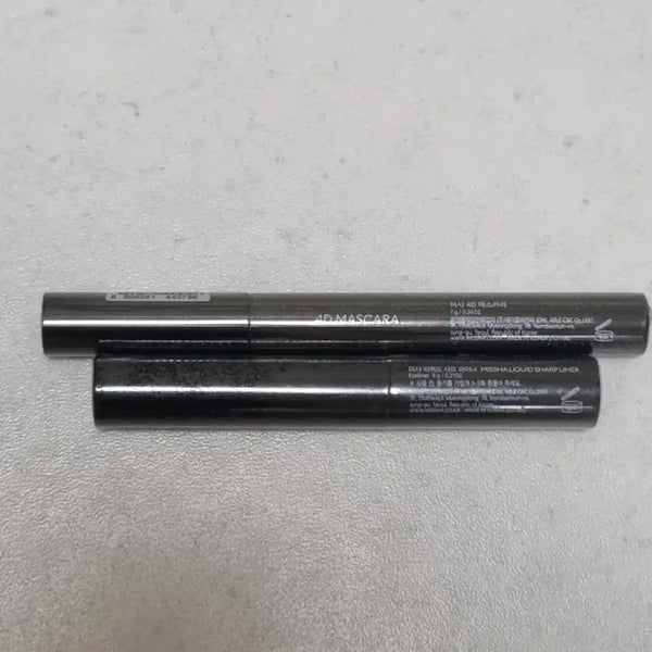 [BUNJANG] Missha 4D Mascara + Liquid Sharp Liner Set / 미샤 4D 마스카라 + 리퀴드 샤프 라이너