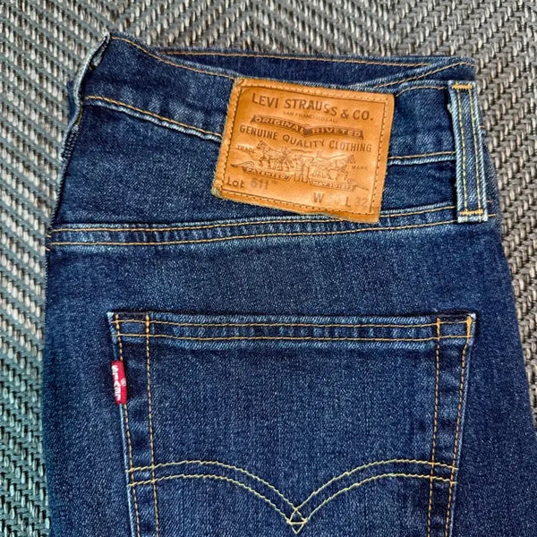 [BUNJANG] Levi's 511 Premium Slim Fit Cut-off Jeans / 리바이스 511 프리미엄 슬림 핏 컷팅진(30)