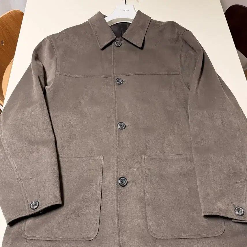 [BUNJANG] Union Blue Suede Car Coat / 유니온블루 스웨이드 카코트 XL