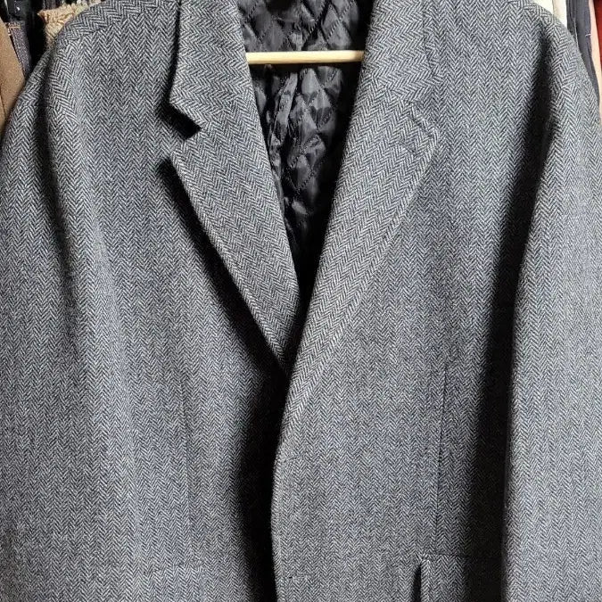 [BUNJANG] Hazzys Herringbone Wool Jacket / 헤지스 헤링본 울자켓