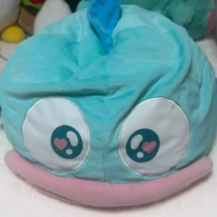 [BUNJANG] Hangyodon Large Eye Heart Plush / 한교동 눈하트 대형 인형