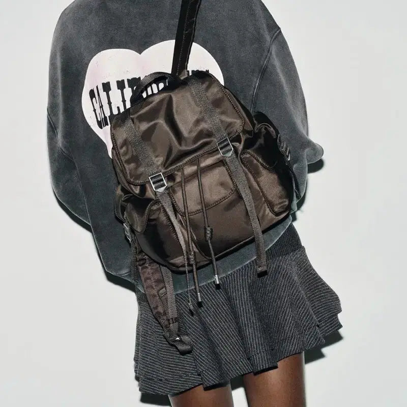[BUNJANG] ZARA Strap Backpack / 자라 스트랩 백팩