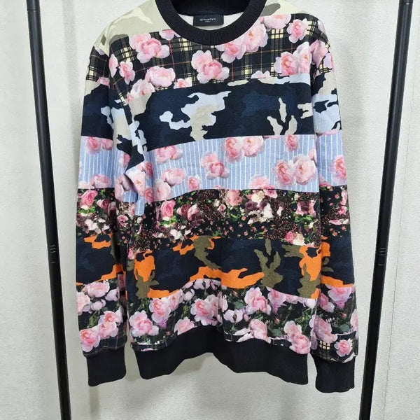 [BUNJANG] Givenchy SS14 Multicolor Floral Sweatshirt / [S] 지방시 SS14 멀티컬러 플로럴 스웻셔츠