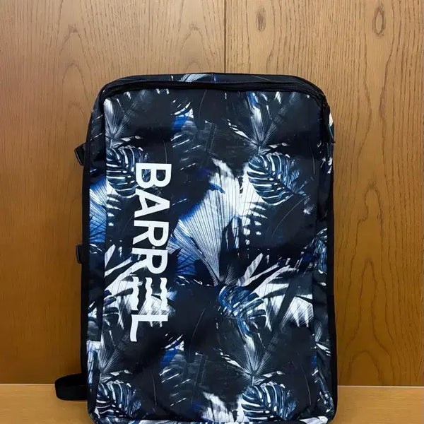 [BUNJANG] Barrel Tropical Pattern Mesh Beach Bag 40L / 배럴 트로피컬 패턴 메쉬 비치백 40L
