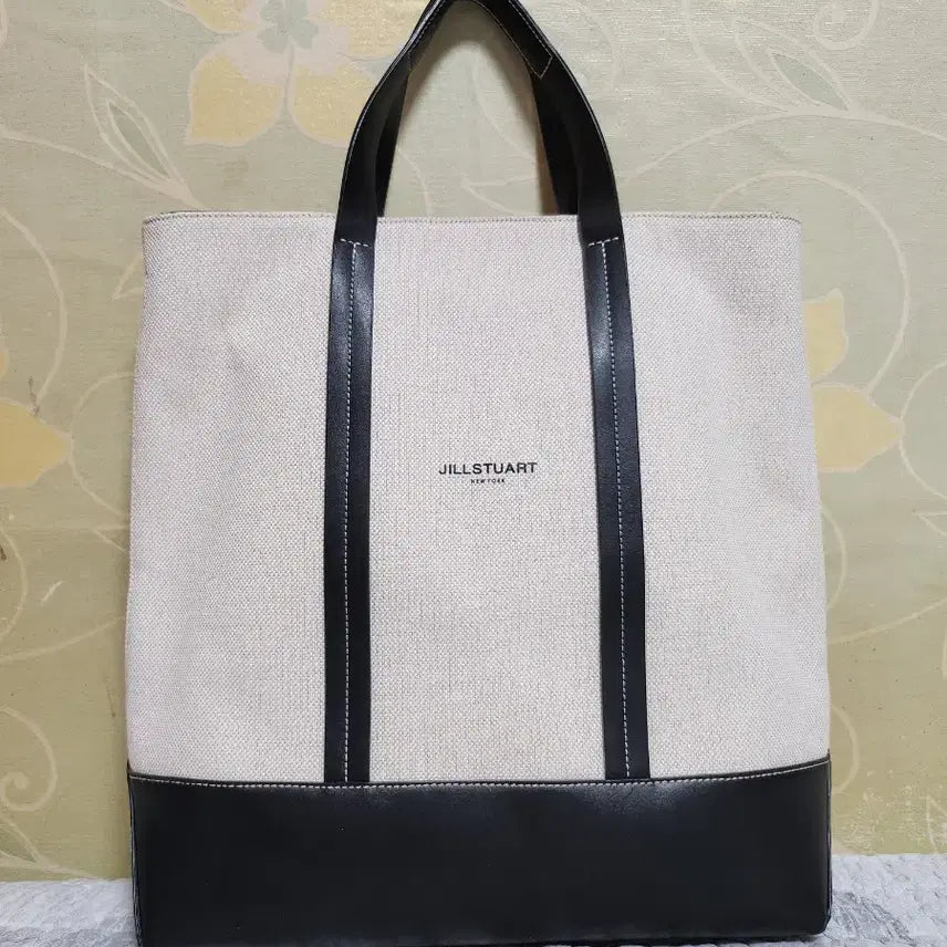 [BUNJANG] JILLSTUART NEW YORK Beige Tote Bag / 질스튜어트 뉴욕 베이지 토트백