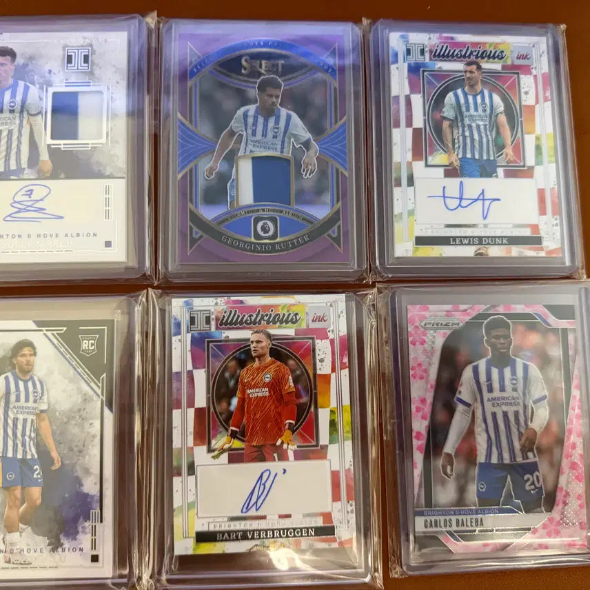 [BUNJANG] High-End Impeccable Brighton 6-Card Master Pack (Våleba /20, Caicedo /20 RC, Verbruggen /49 Auto) / [하이엔드 임펙커블] 브라이튼 6종 마스터 팩 (발레바 /20, 카디오글루 /20 RC, 페르브뤼헌 /49 오토)