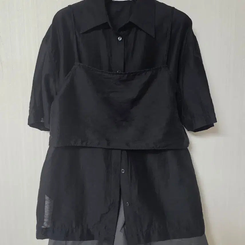 [BUNJANG] Bustier Shirt Set / 뷔스티에 셔츠 세트