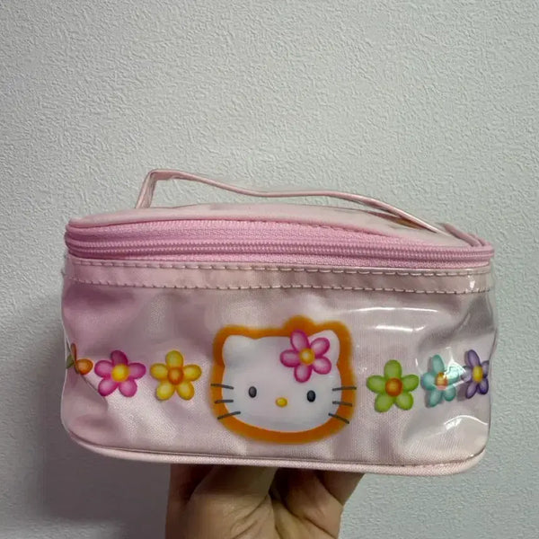 [BUNJANG] 1998 Hello Kitty Kaohana PVC Pouch / 고전키티 카오하나 키티 pvc파우치 98년도