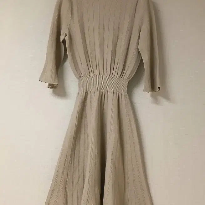 [BUNJANG] Mine Knit Dress Beige / 한섬 마인 원피스 베이지