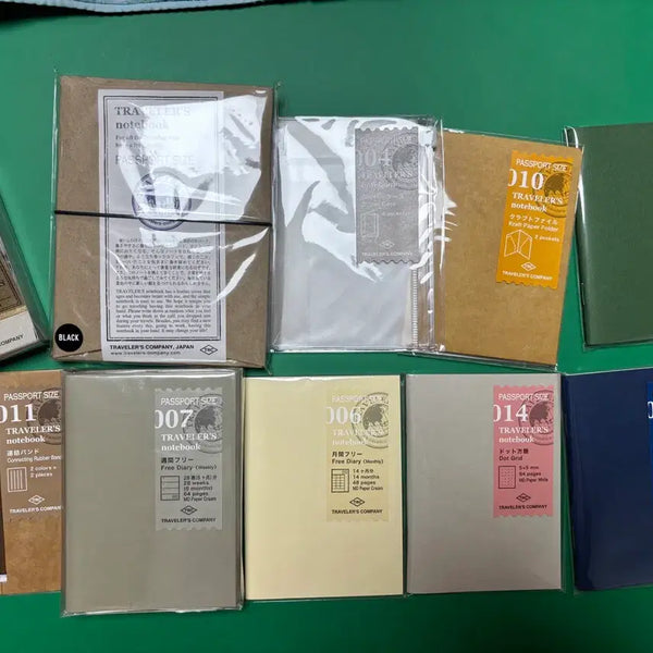 [BUNJANG] Traveler's Notebook Passport Size Black Set / 트래블러스노트 패스포트사이즈 블랙 세트