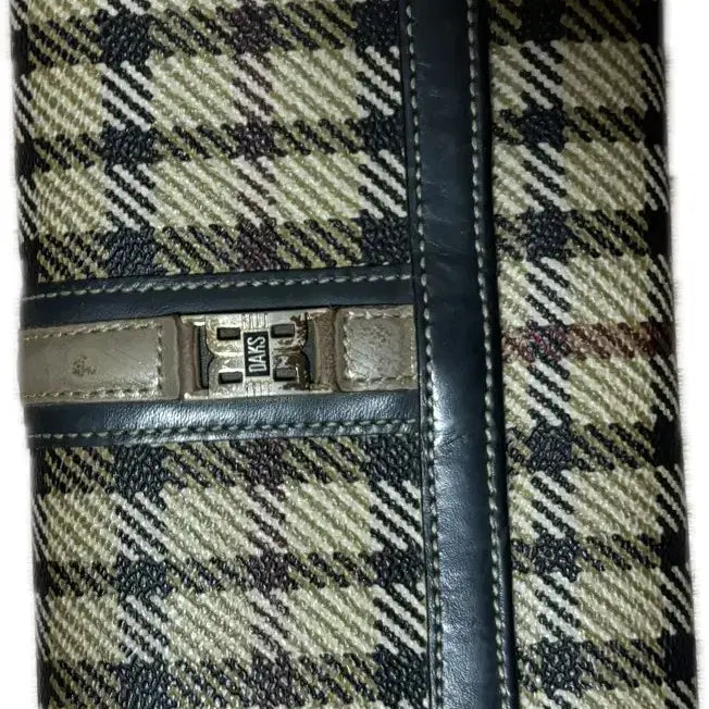 [BUNJANG] Daks Check Pattern Long Wallet / 닥스 체크 패턴 장지갑