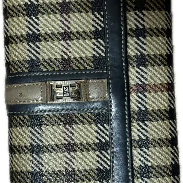 [BUNJANG] Daks Check Pattern Long Wallet / 닥스 체크 패턴 장지갑