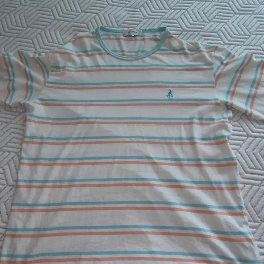 [BUNJANG] Beanpole Striped T-Shirt L / 빈폴 스트라이프 티셔츠 L