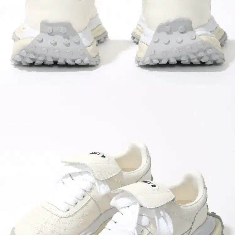 [BUNJANG] Mihara Yasuhiro Scott Leather Sneakers / [42] 미하라 야스히로 스캇 레더 화이트