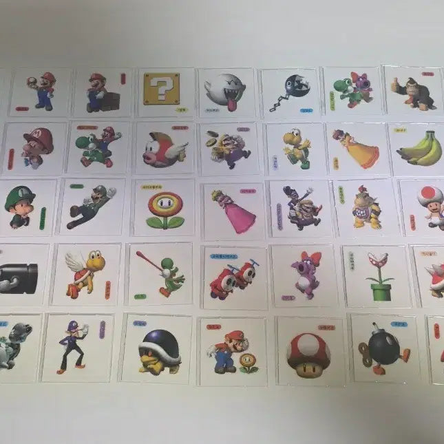 [BUNJANG] Super Mario Sticker / 슈퍼마리오 띠부씰