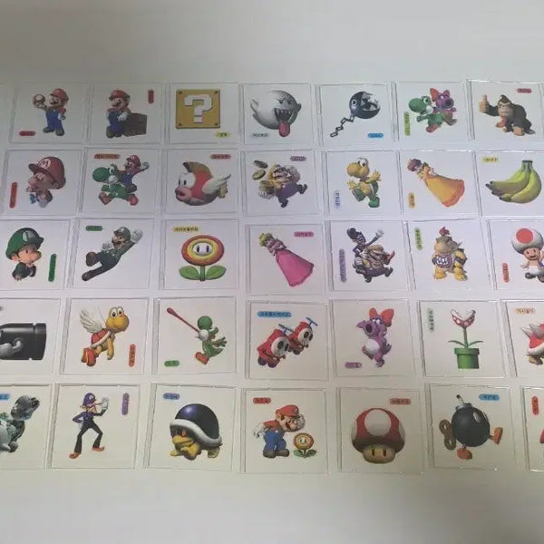 [BUNJANG] Super Mario Sticker / 슈퍼마리오 띠부씰