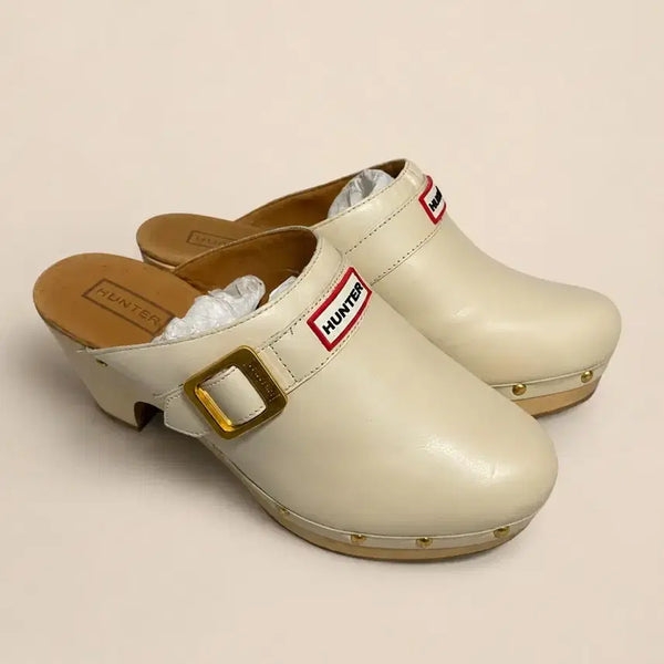 [BUNJANG] HUNTER Kemp Leather Wedge Clog / 헌터 구두