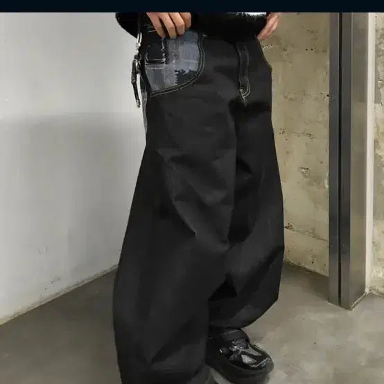 [BUNJANG] Wide Fit Denim Pants / 와이드 데님팬츠