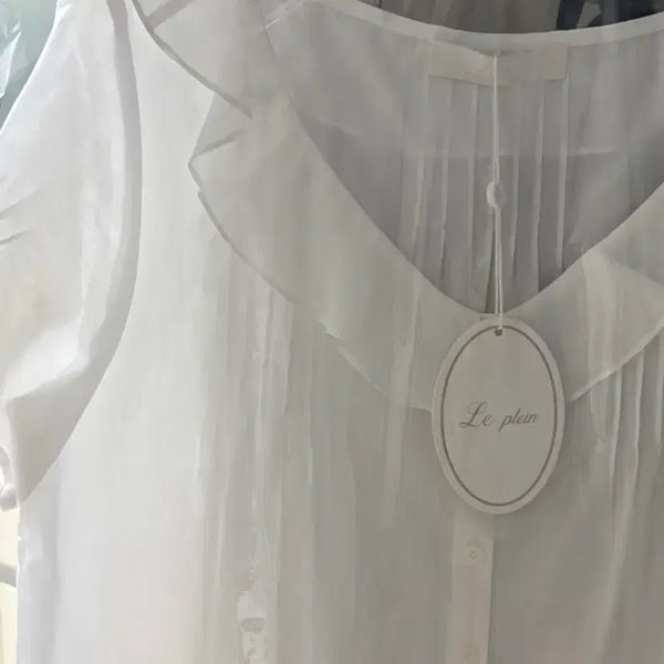 [BUNJANG] Le Plain Mallow Blouse / 르플레인 말로 블라우스 새상품