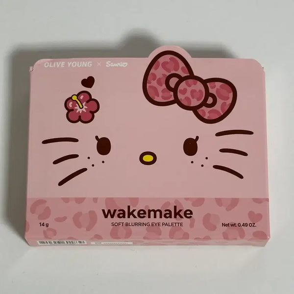 [BUNJANG] WAKEMAKE Kitty Edition Peach Sandy Blurring Eyeshadow Palette 32 / 웨이크메이크 키티 32 피치 샌디 블러링