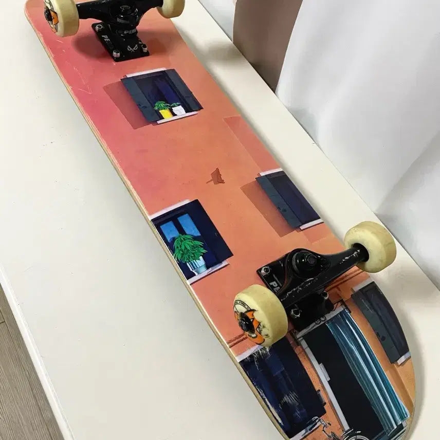 [BUNJANG] Custom Skateboard 7.75 inch with Soft Wheels / 전문보드샵 7.75인치 커스텀 스케이트보드