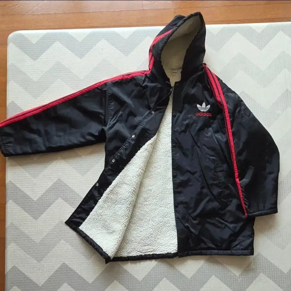 [BUNJANG] Adidas 80s Equipment Bench Coat / 아디다스 80s 빈티지 Equipment 벤치 코트