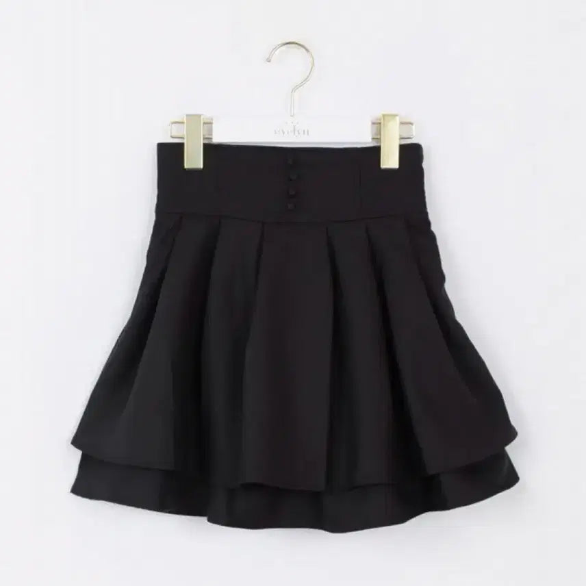 [BUNJANG] Evelyn Double Flare Mini Skirt Black / evelyn 에블린 더블 플레어 미니 스커트 블랙 양산형 지뢰계 스나계 미셸마카롱 grl 그레일 다리치 안미르 버블즈 리즈리사