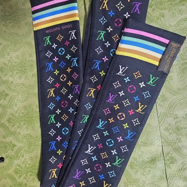 [BUNJANG] Louis Vuitton Multicolor Monogram Scarf / 루이비통 정품 멀티컬러 모노그램 스카프