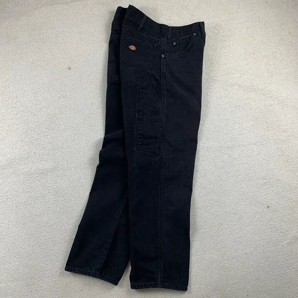 [BUNJANG] Dickies Single Knee Carpenter Work Pants Washed Black / 디키즈 싱글니 카펜터 워크 팬츠 워시드 블랙