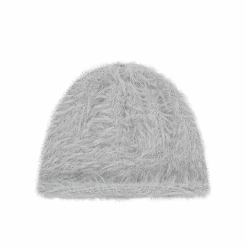[BUNJANG] Ojos Hairy Beanie Gray / 오호스 헤어리 비니 그레이 hairy beanie gray