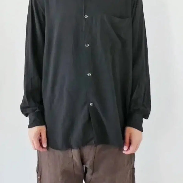 [BUNJANG] COMOLI Rayon Shirt Black Size 3 / 26SS COMOLI 코모리 레이온 셔츠(3)