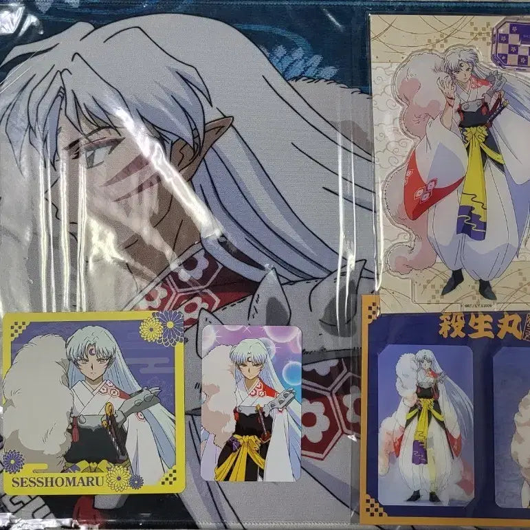 [BUNJANG] Inuyasha Sesshomaru Bundle Set / 이누야샤 팝업 셋쇼마루 굿즈 특전 일괄 양도