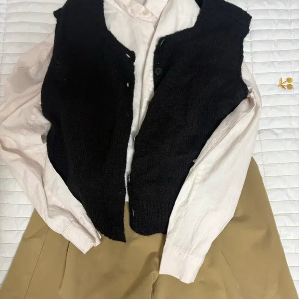 [BUNJANG] Cream Pink Blend Shirt / 크림(약간핑크섞인) 셔츠