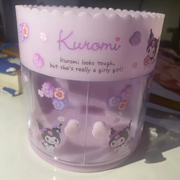 [BUNJANG] Sanrio Kuromi Rotating Storage Box / 산리오 쿠로미 회전 수납함