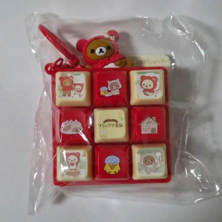 [BUNJANG] Rilakkuma 9-Keycap Set Red / 리락쿠마9구키캡 빨강색 (새것)