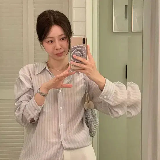 [BUNJANG] Le Vain Striped Shirt / 르베인 스트라이프 셔츠