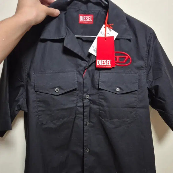 [BUNJANG] Diesel Black Shirt Medium / 디젤 셔츠 블랙 새상품 M