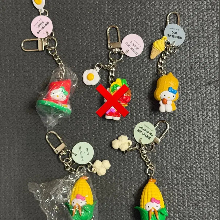 [BUNJANG] Hello Kitty Regional Charms / 헬로키티지역