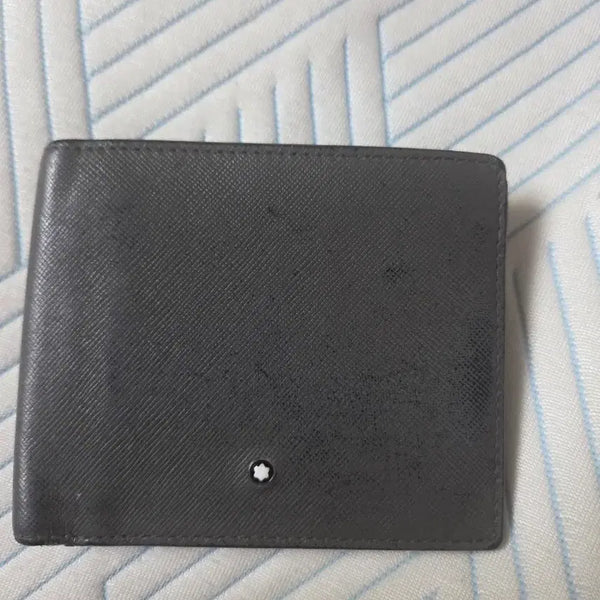 [BUNJANG] Montblanc Sartorial 8cc Wallet Grey / 몽블랑 8cc 사토리얼 반지갑 그레이