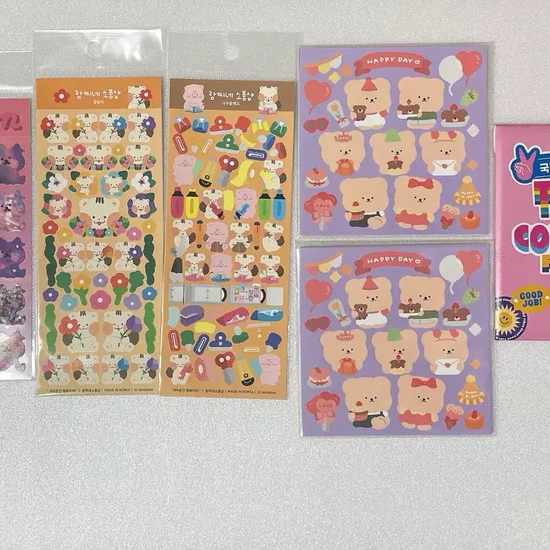 [BUNJANG] Jelly Crew Sealed Sticker Bundle (37 pcs) / 젤리크루 미개봉 스티커 37장 일괄 판매