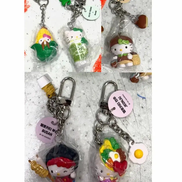 [BUNJANG] Hello Kitty Regional Charm Keychain / 헬로 키티 지역 키링 텐바이텐 올리브영 김천 강릉 보성 부산 전주