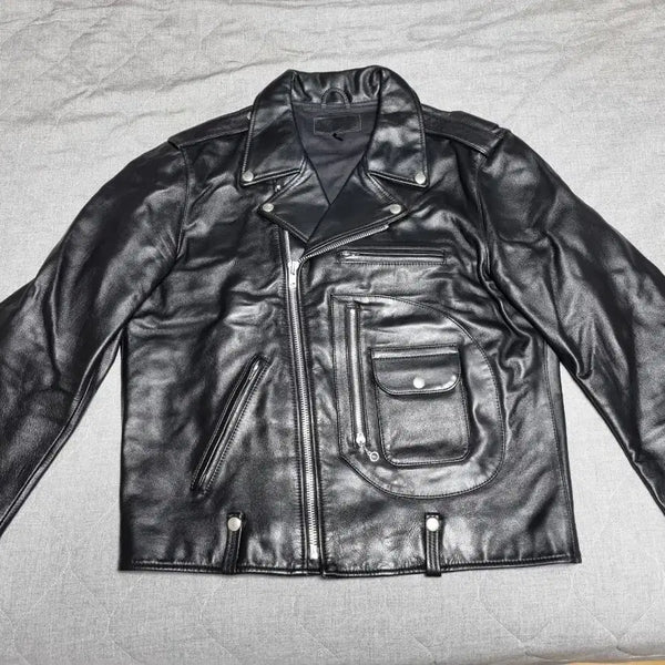 [BUNJANG] J24 Genuine Leather Jacket / 소가죽 J24 자켓 105