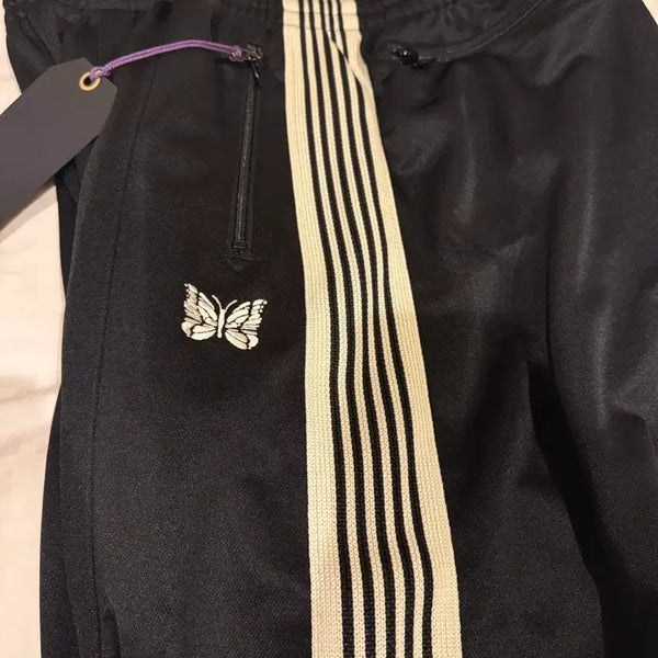 [BUNJANG] Needles H.D. Track Pants Black/White / (M/새상품)니들스 H.D 트랙팬츠 검흰