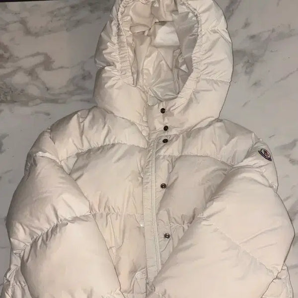 [BUNJANG] Moncler Ivory Padded Jacket / (급전)몽클레어 아이보리 패딩
