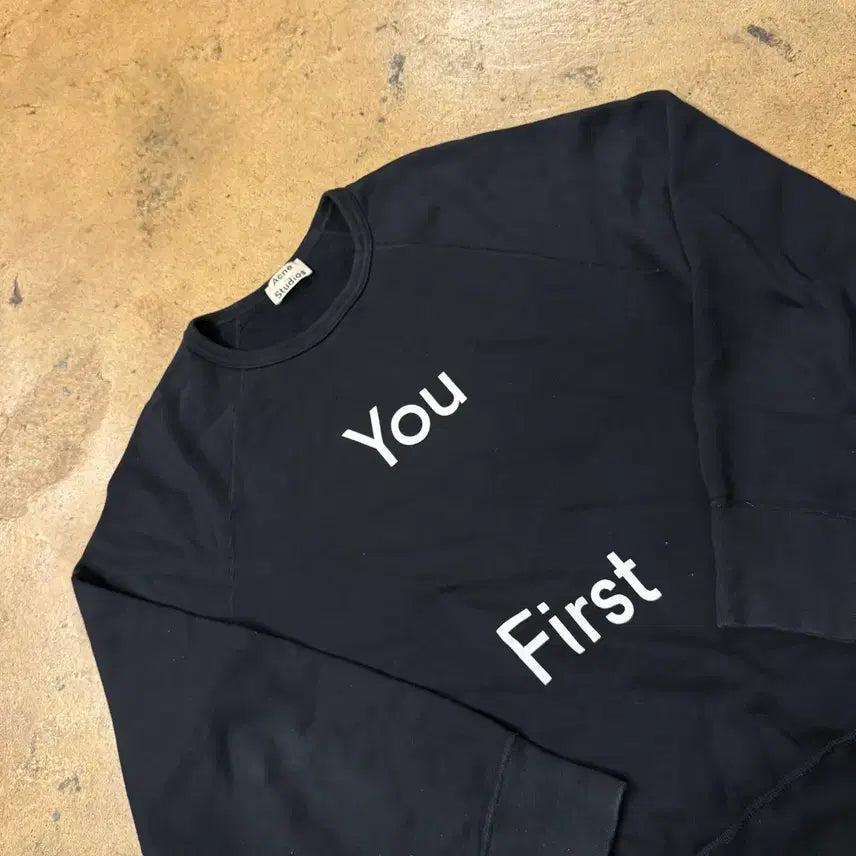 [BUNJANG] Acne Studios Sweatshirt Black / [정품/M] 아크네 스튜디오 맨투맨 블랙